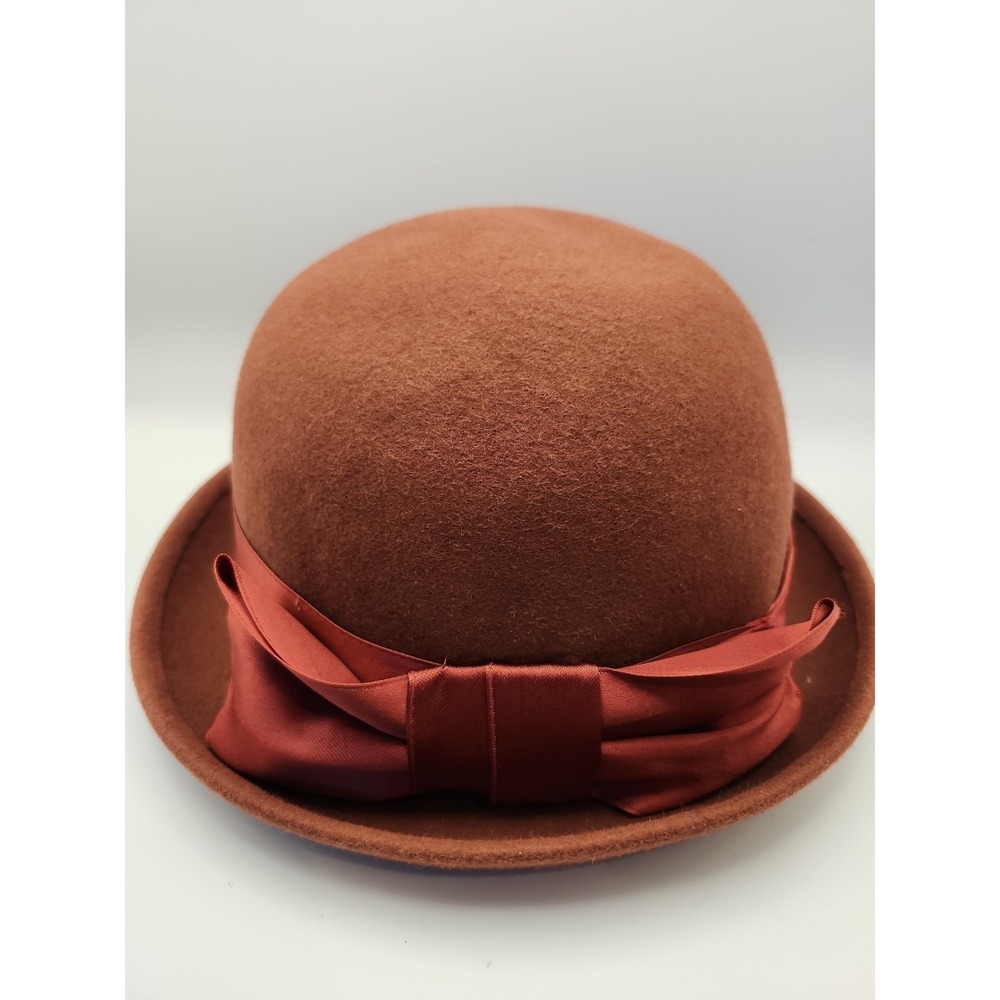 Marie Marcie Soft Felt Bowler Hat Made In France